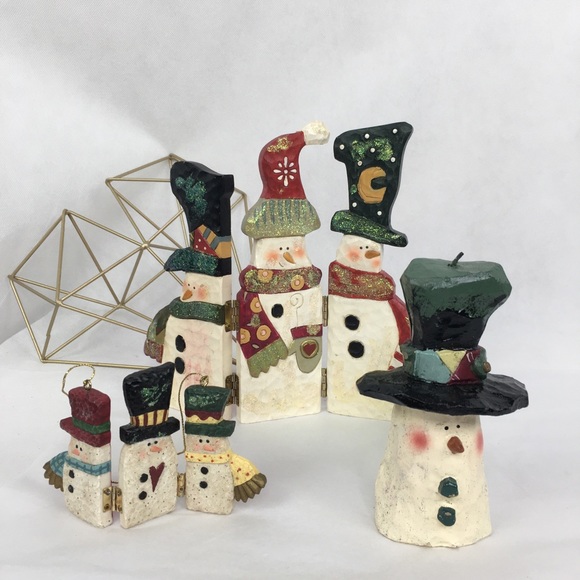 3PC Kurt Adler Snowmen Bundle